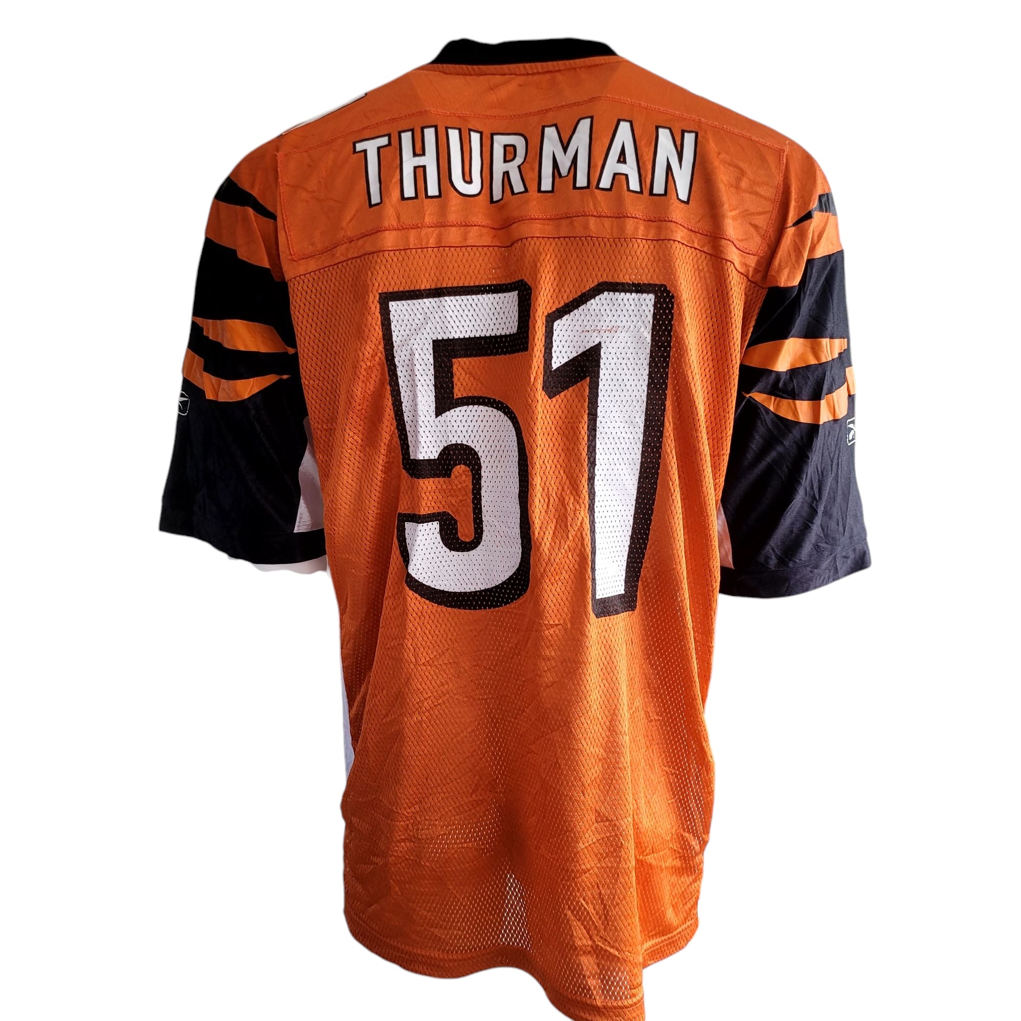 Odell Thurman #51 Cincinnati Bengals Jersey - Size L - Reebok - USASTARFASHION