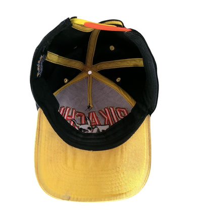 Pikachu Pokémon Snapback Hat - Black/Yellow - Adjustable - USASTARFASHION