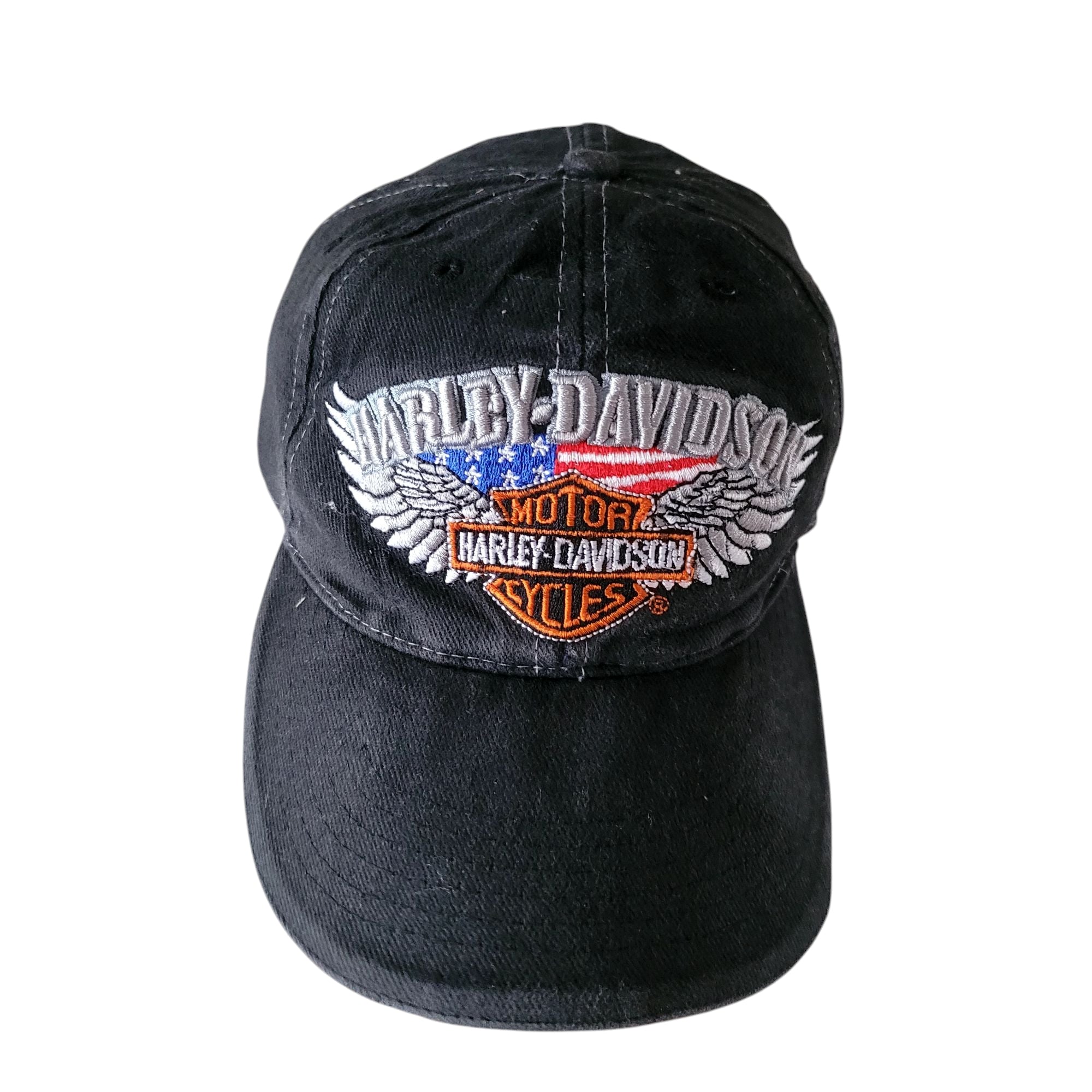 Harley-Davidson Embroidered Adjustable Hat - USASTARFASHION