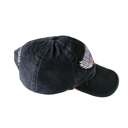 Harley-Davidson Embroidered Adjustable Hat - USASTARFASHION