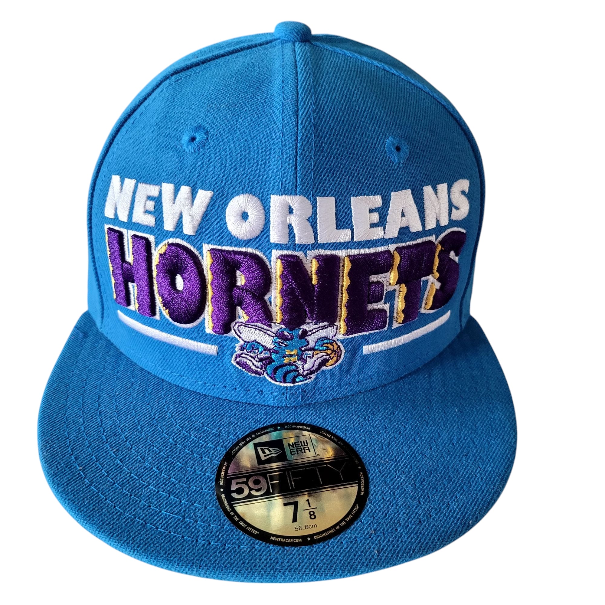 New Era 59FIFTY New Orleans Hornets Fitted Hat – Size 7 1/8 – NBA Retro – Teal & - USASTARFASHION