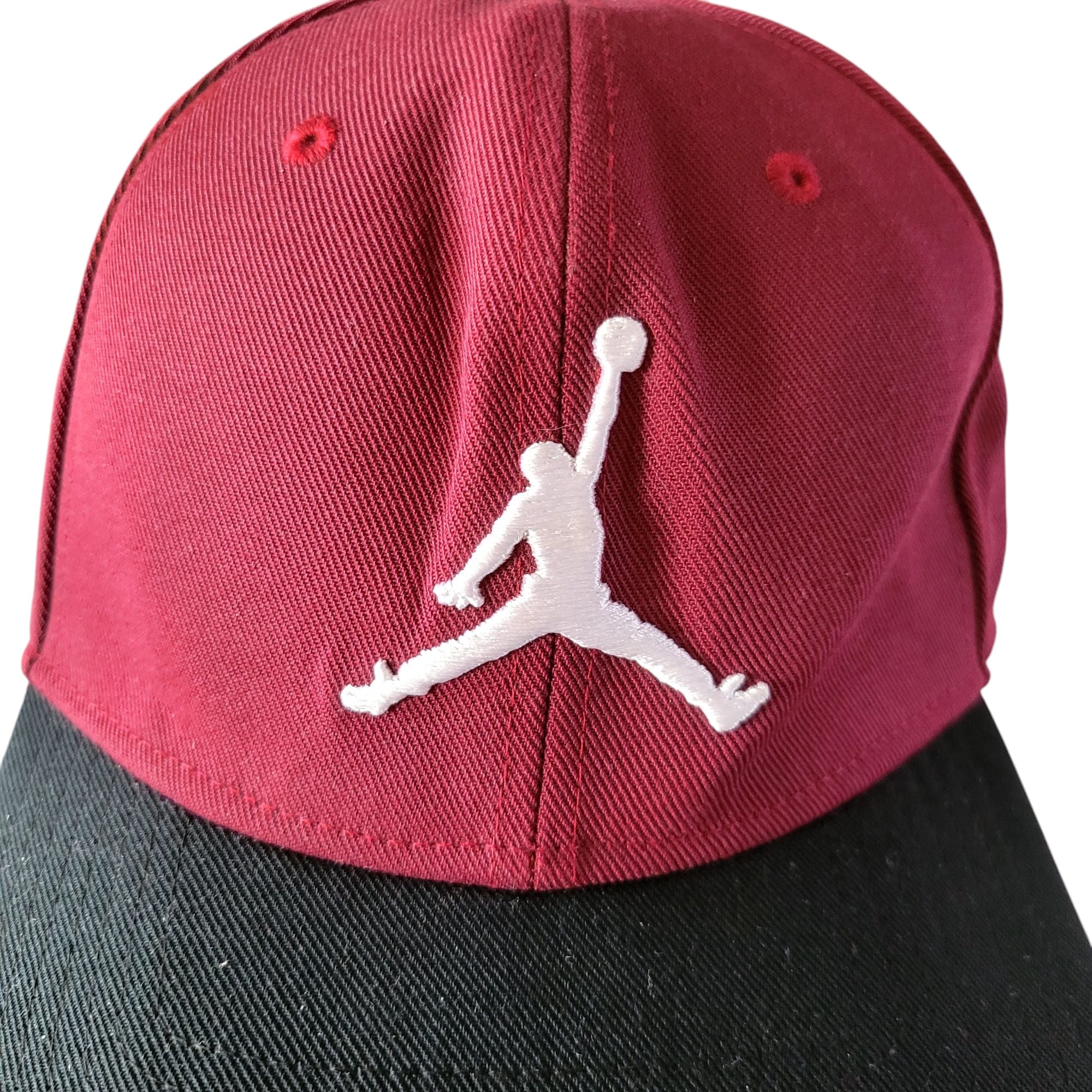 Jordan Jumpman Snapback Hat - Burgundy & Black one size