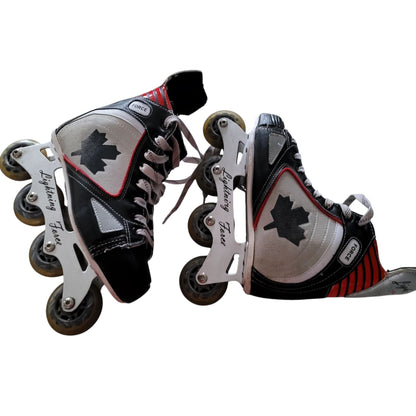 Force Lightning Inline Hockey Skates (Size EU 38.5 / UK 5) - USASTARFASHION