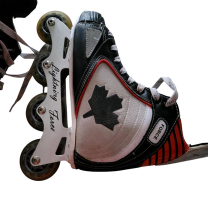 Force Lightning Inline Hockey Skates (Size EU 38.5 / UK 5) - USASTARFASHION