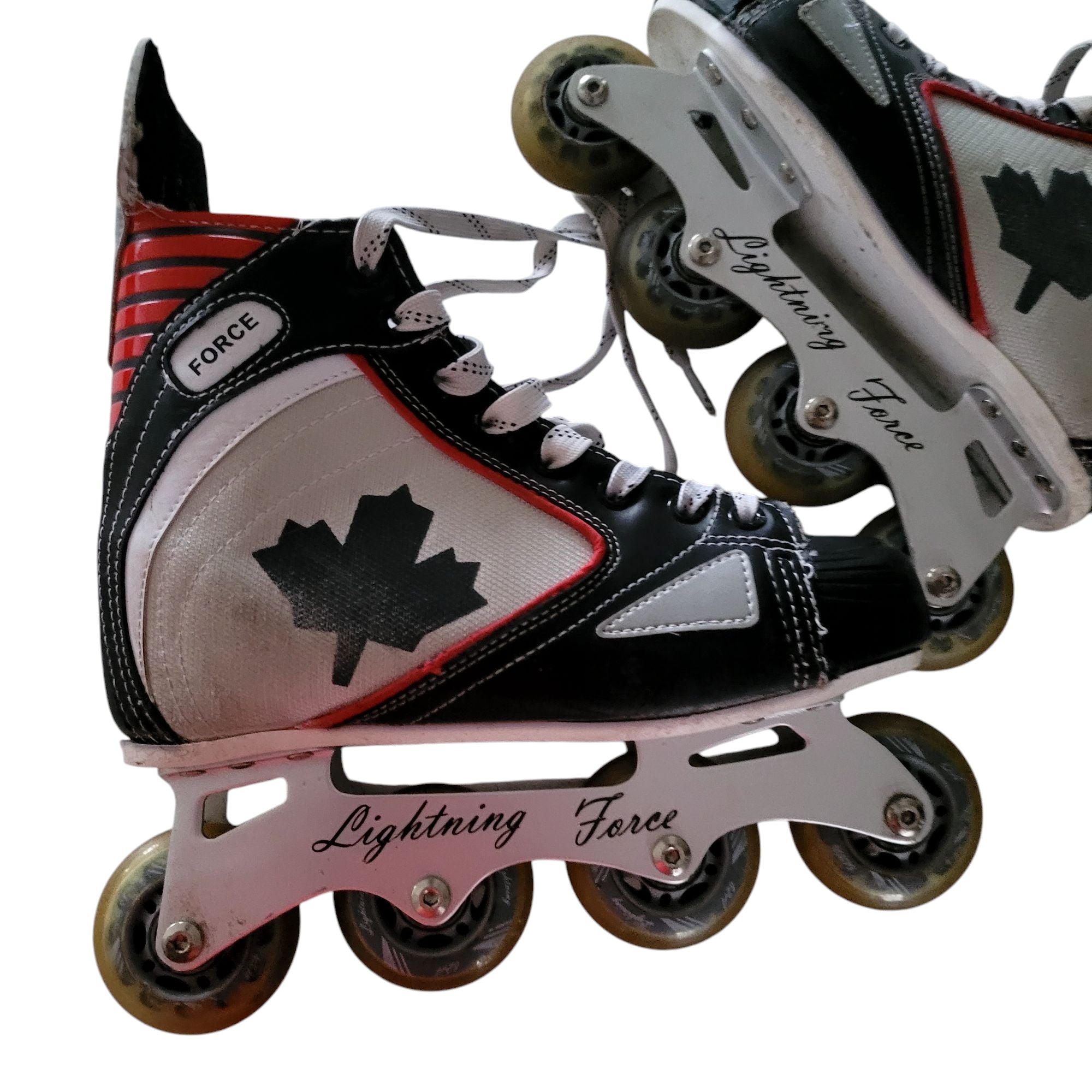 Force Lightning Inline Hockey Skates (Size EU 38.5 / UK 5) - USASTARFASHION