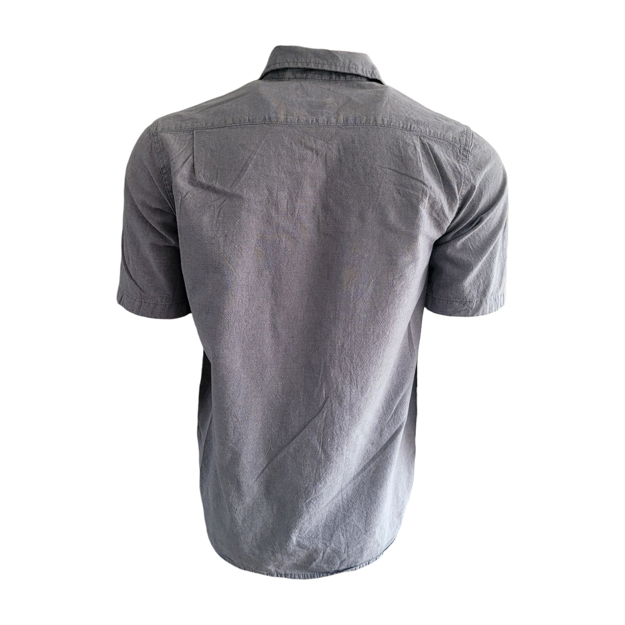 Vintage Wrangler Premium Short Sleeve Shirt – Grey, Size S - USASTARFASHION
