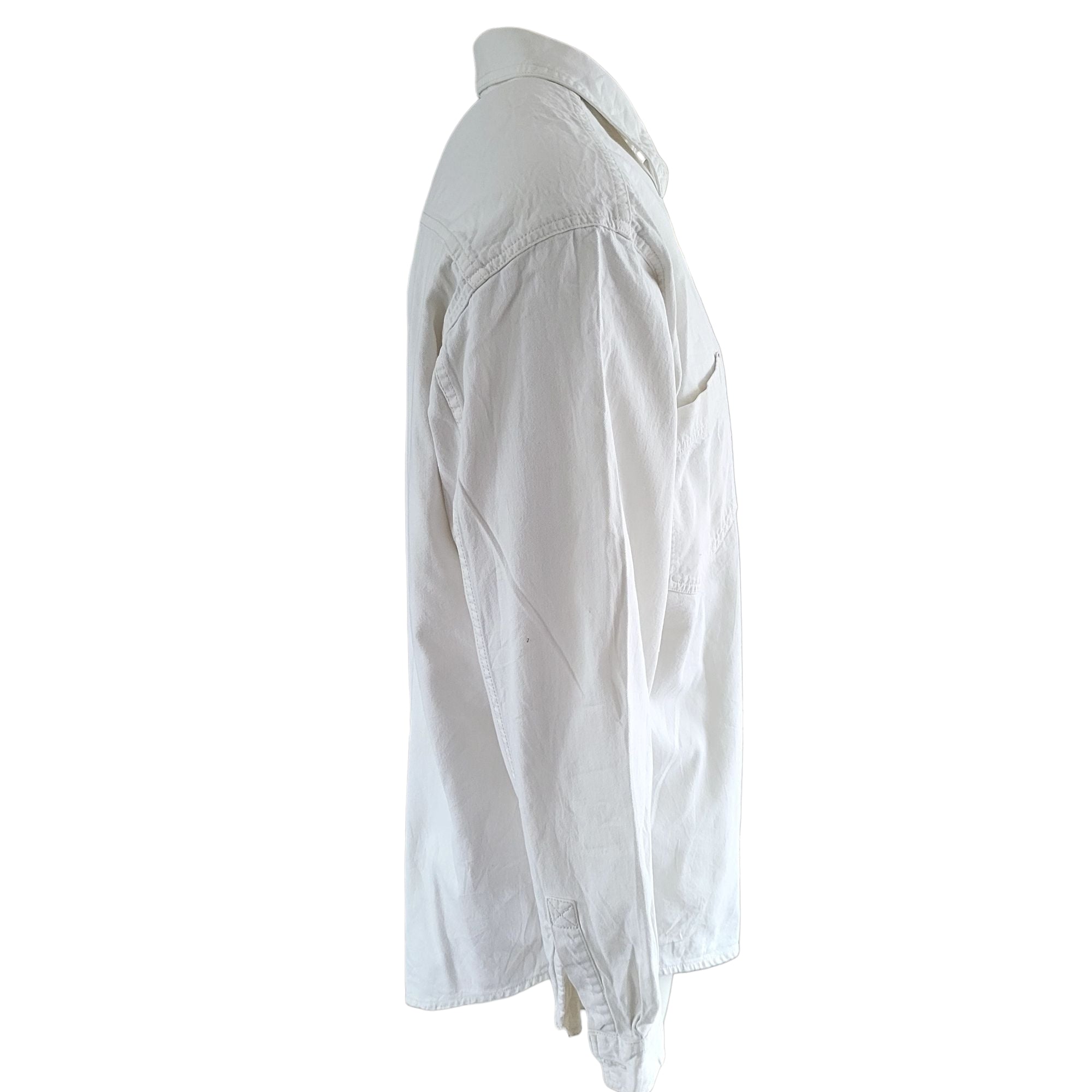 Vintage Levi’s White Long Sleeve Shirt – Size XL - USASTARFASHION