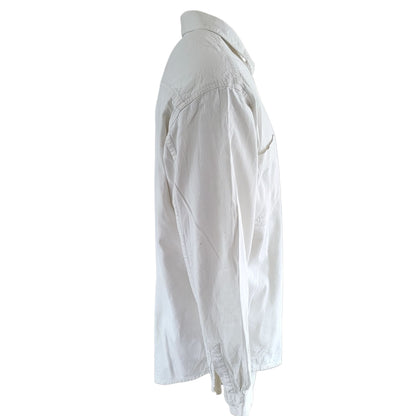 Vintage Levi’s White Long Sleeve Shirt – Size XL - USASTARFASHION