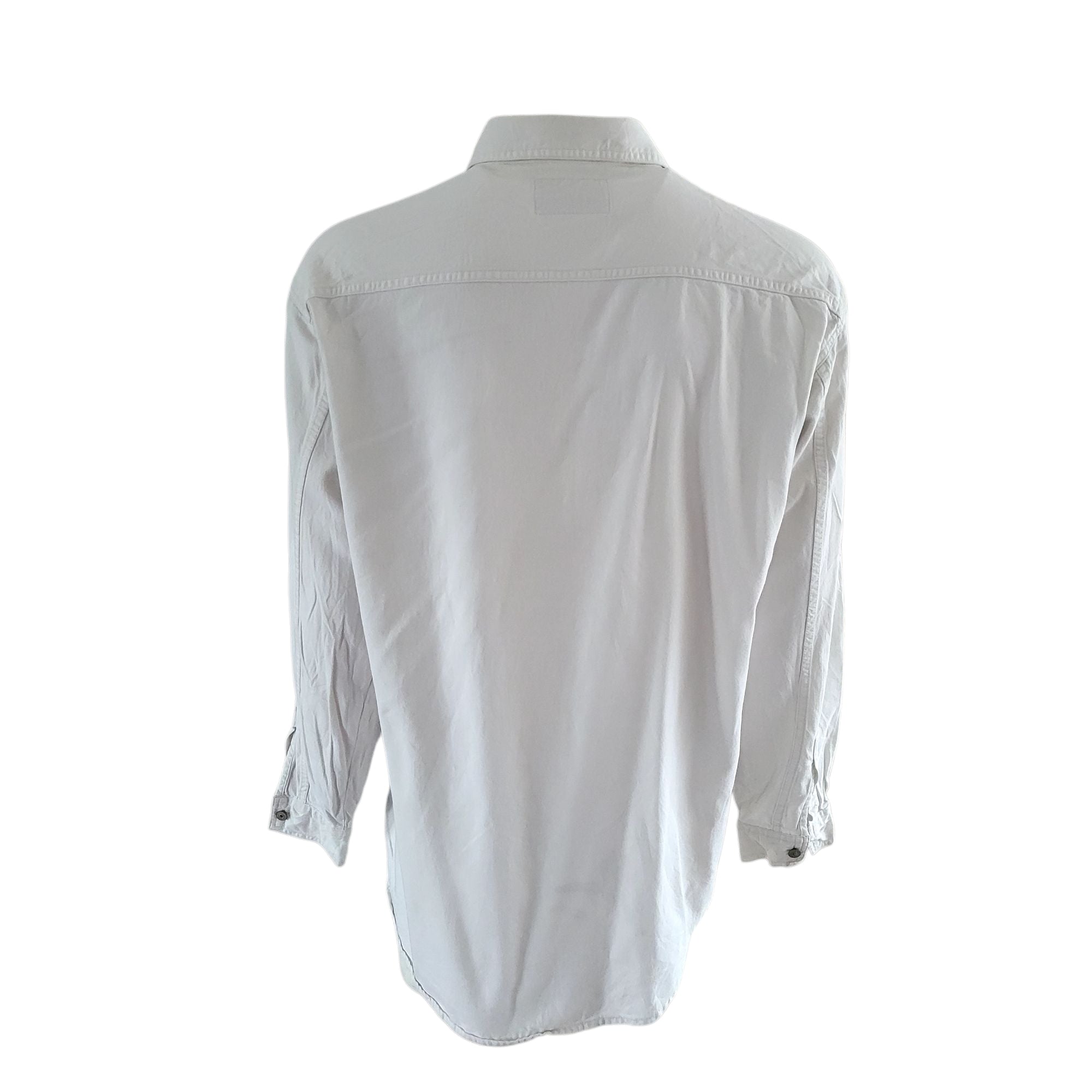 Vintage Levi’s White Long Sleeve Shirt – Size XL - USASTARFASHION
