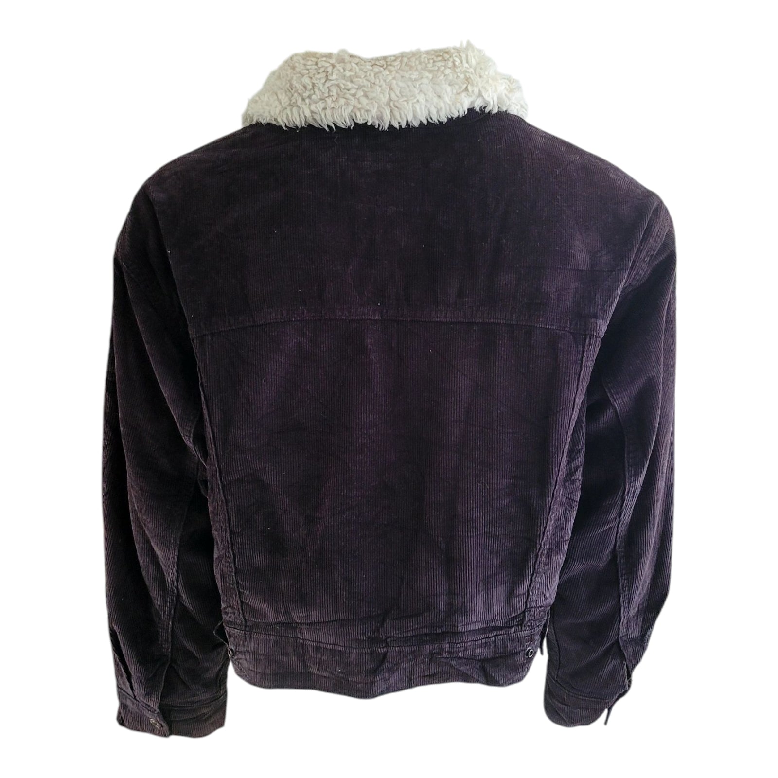 Levi’s Sherpa Lined Corduroy Trucker Jacket – Size L - USASTARFASHION