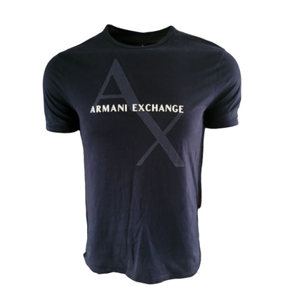 Armani Exchange AX Logo T-Shirt – Black, Size M - USASTARFASHION