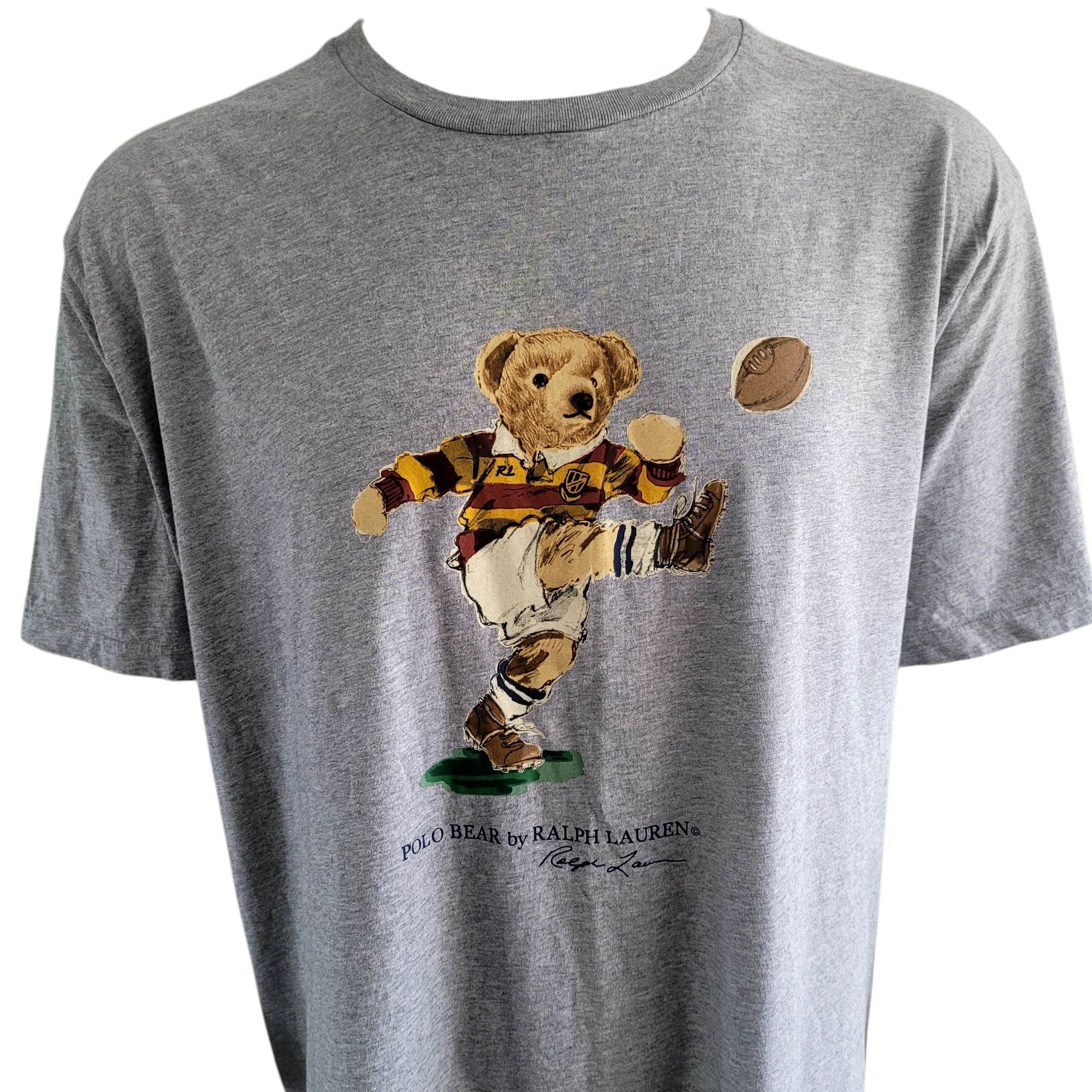 Polo Bear by Ralph Lauren Rugby Graphic Tee – Size 2XB - USASTARFASHION