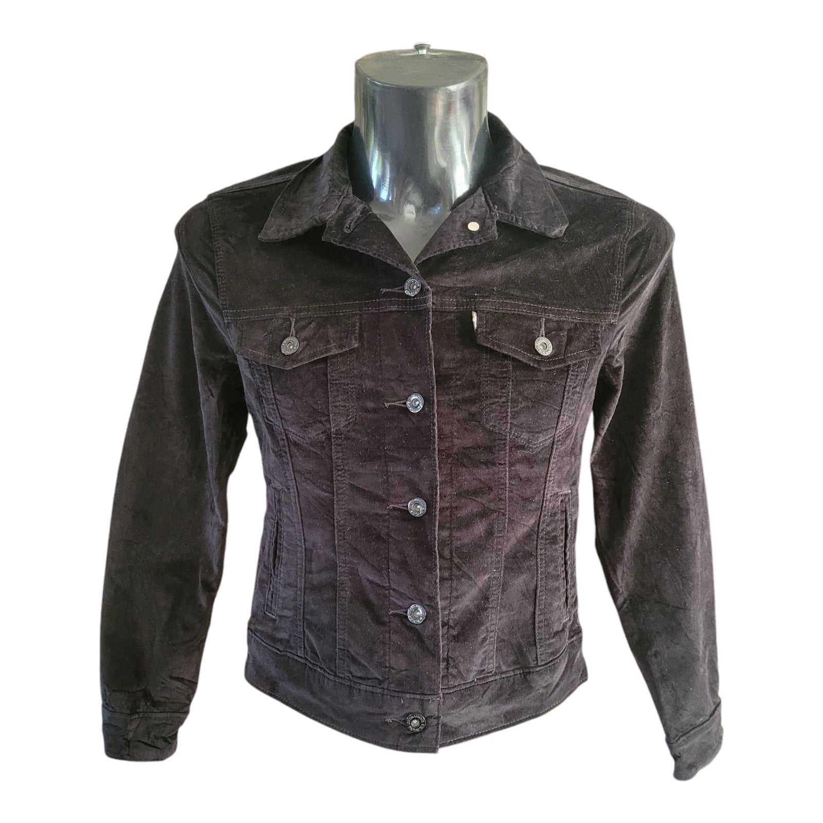 Levi’s Women’s Corduroy Trucker Jacket – Size S - USASTARFASHION