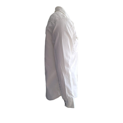 Levi’s White Western Snap Shirt – Size M - USASTARFASHION