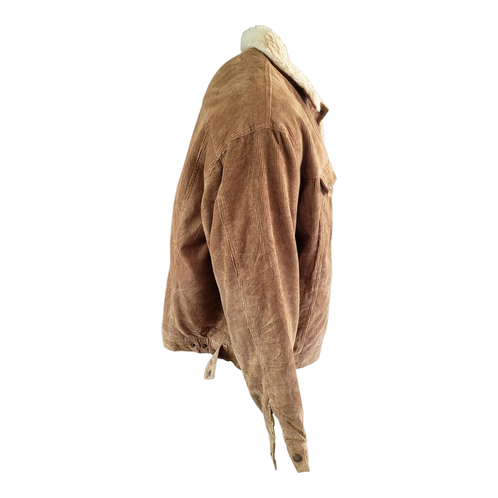 Levi’s Sherpa-Lined Corduroy Trucker Jacket – Size L