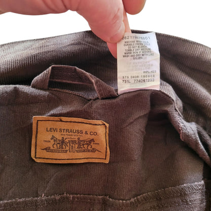 Wrangler Black Corduroy Western Jacket – Size L