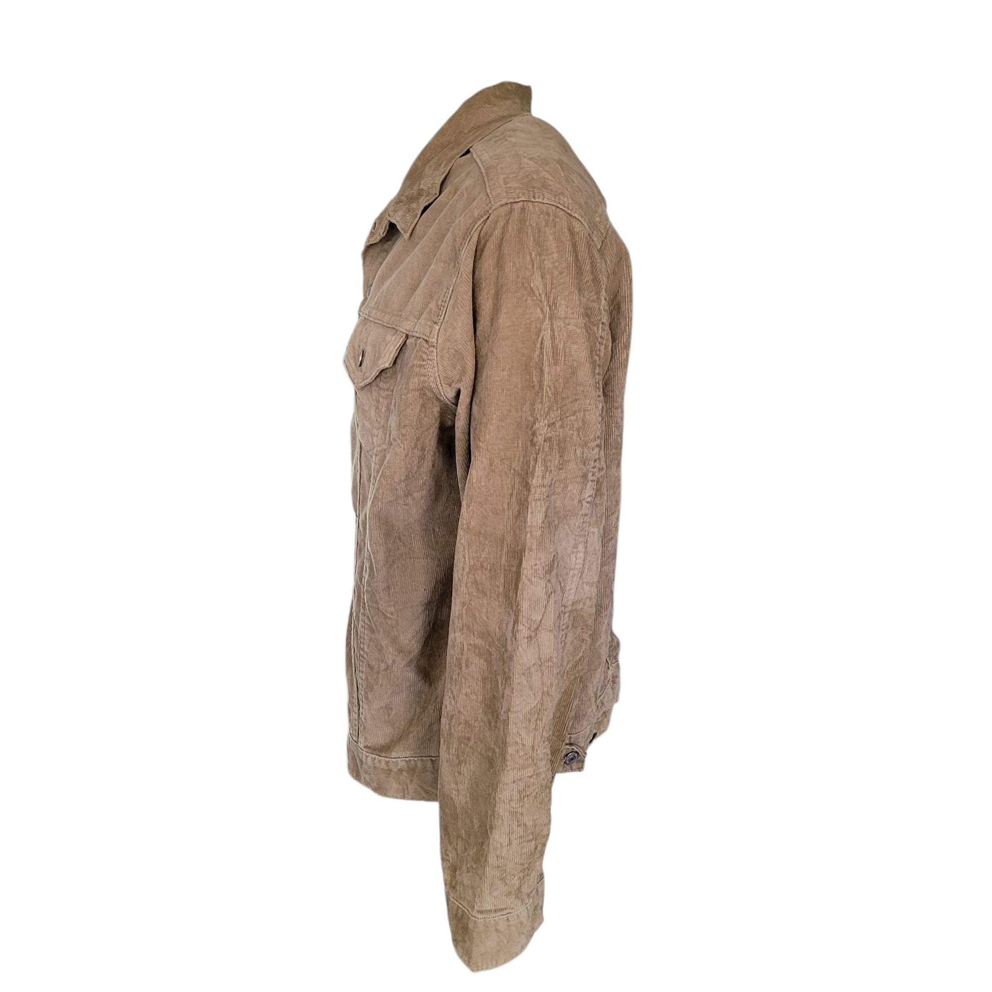 Levi’s 70515-3890 Tan Corduroy Trucker Jacket - Size 2XL