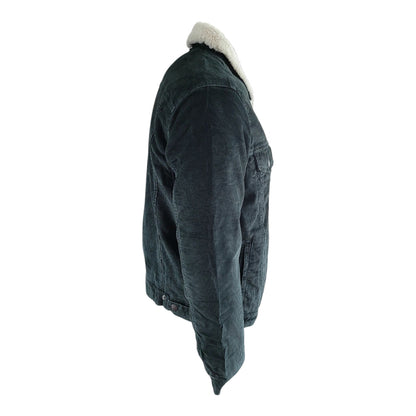 Levi's Green Corduroy Sherpa Trucker Jacket – Size M