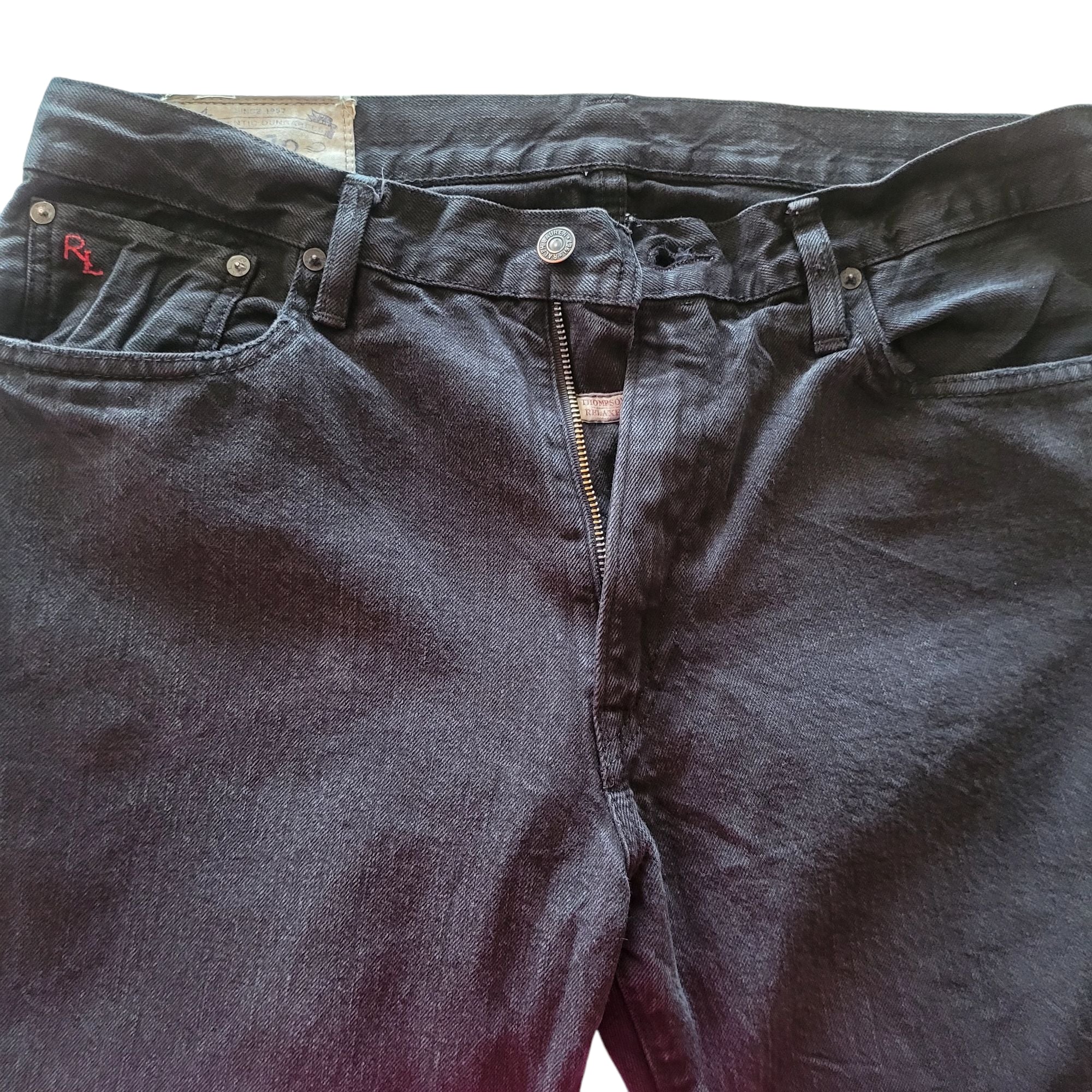 Polo Ralph Lauren Dungarees – Black Wash, Size 34x30