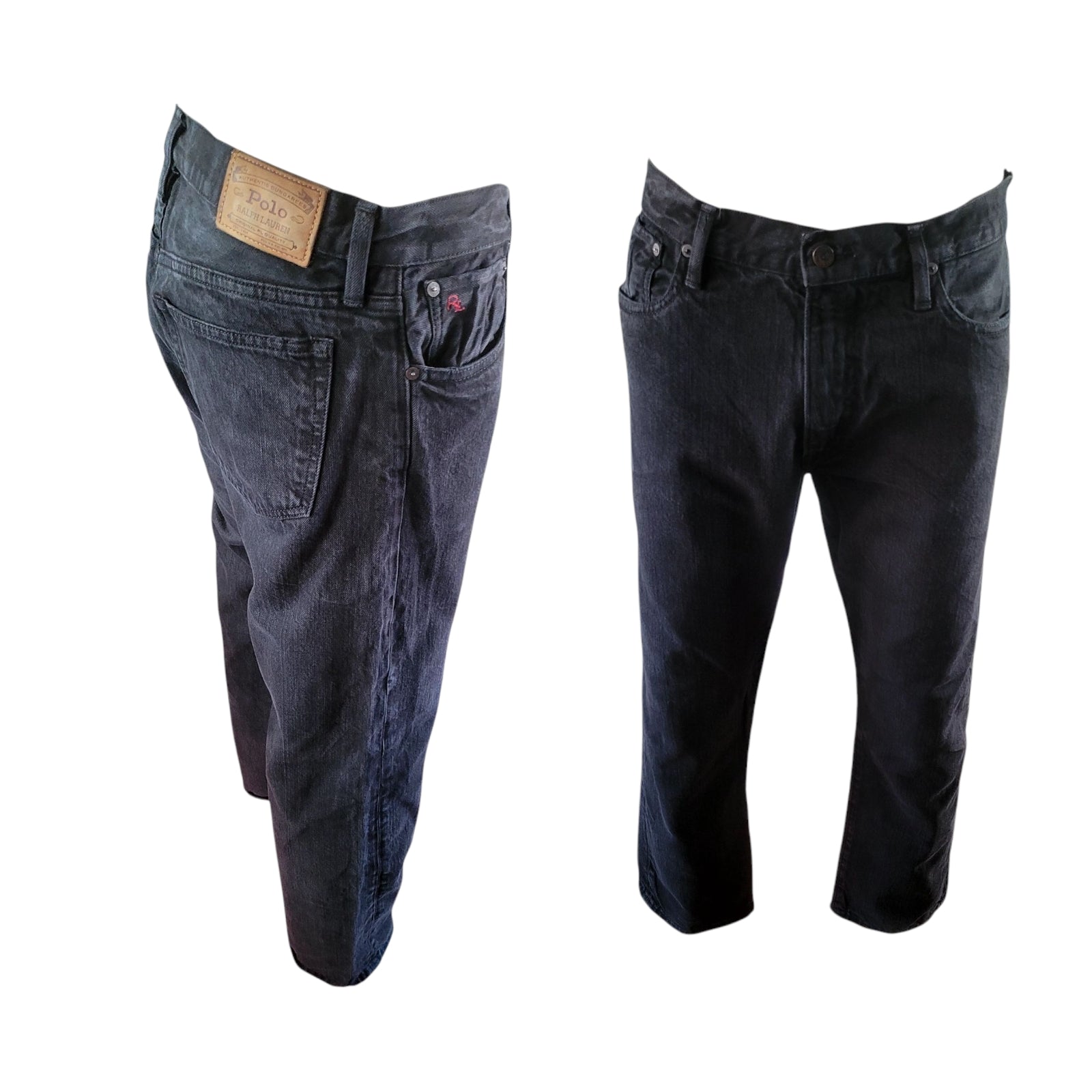 Polo Ralph Lauren Dungarees – Black Wash, Size 34x30