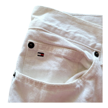 Tommy Hilfiger Men’s White Straight Fit Jeans – Size 32x30