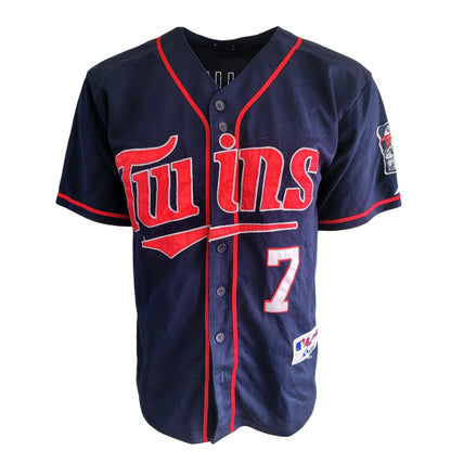 Majestic Authentic Minnesota Twins Joe Mauer Jersey - Size 48 - USASTARFASHION