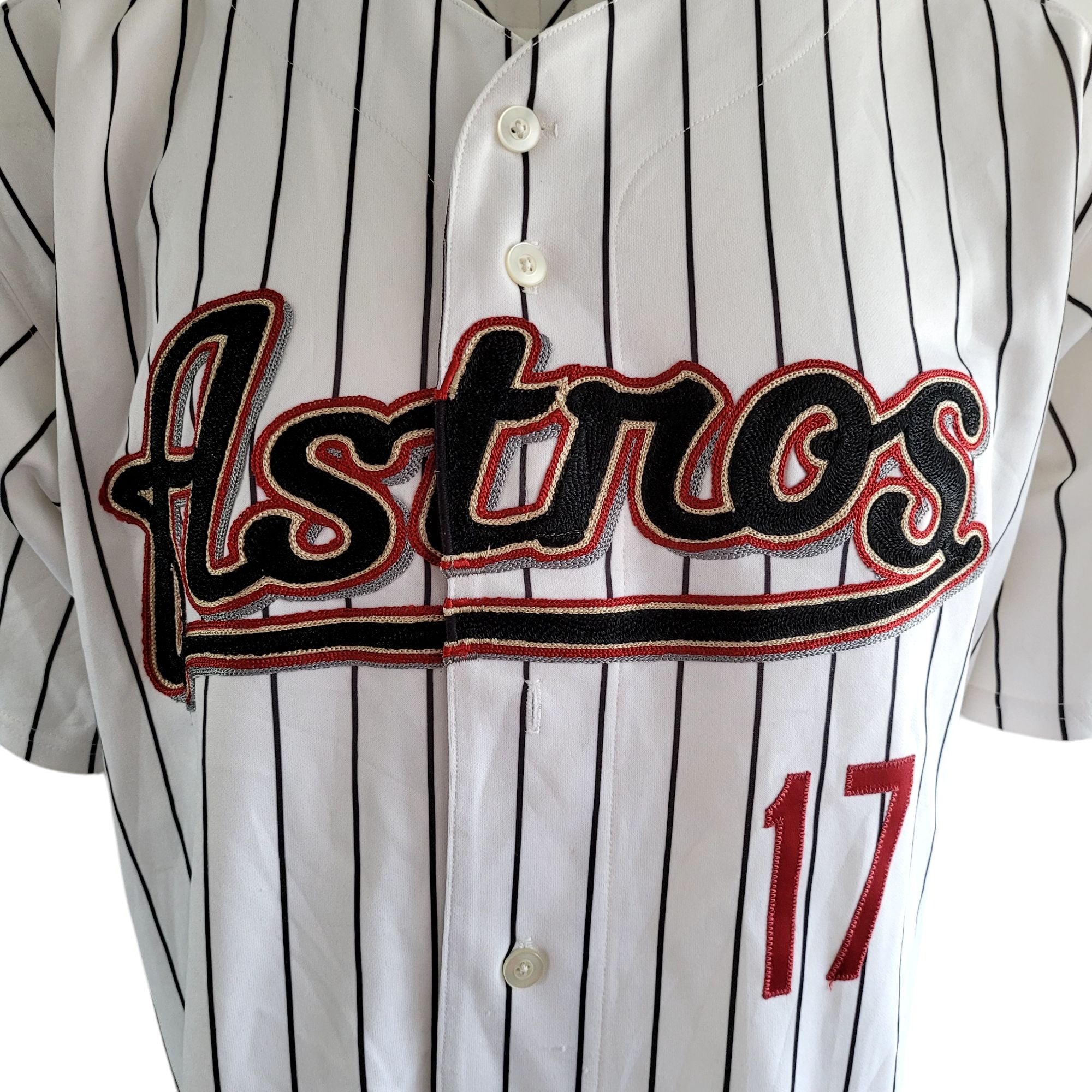 Vintage Majestic Houston Astros Lance Berkman #17 Jersey –Sz 54(XL) - USASTARFASHION