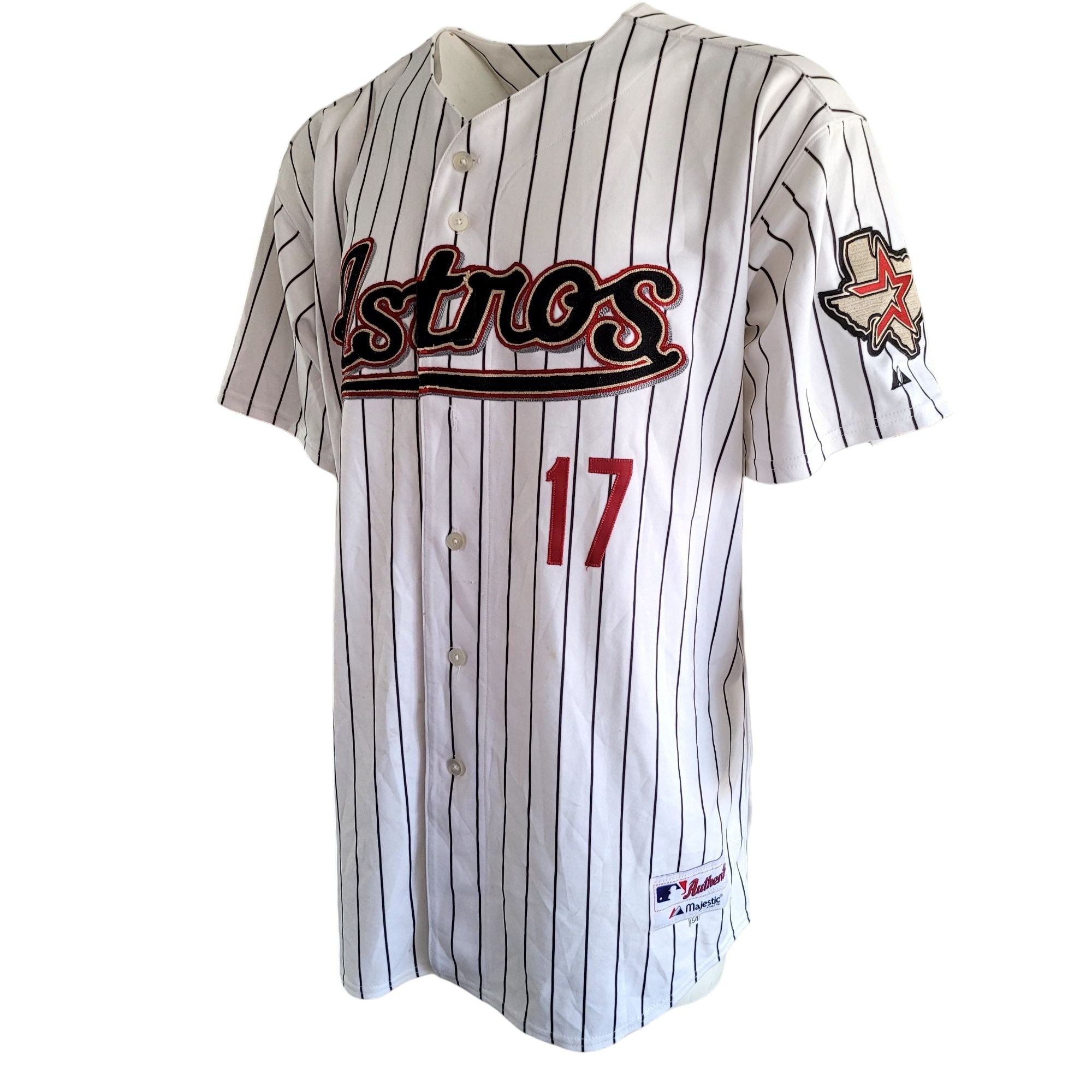 Vintage Majestic Houston Astros Lance Berkman #17 Jersey –Sz 54(XL) - USASTARFASHION