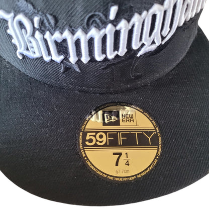 New Era 59FIFTY Birmingham Embroidered Fitted Cap - Size 7 1/4 - USASTARFASHION