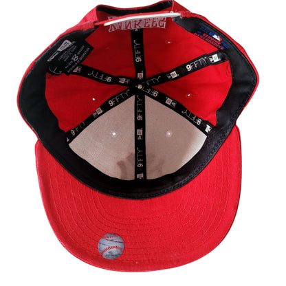 New Era 9FIFTY New York Yankees Snapback Cap - Red & White - USASTARFASHION