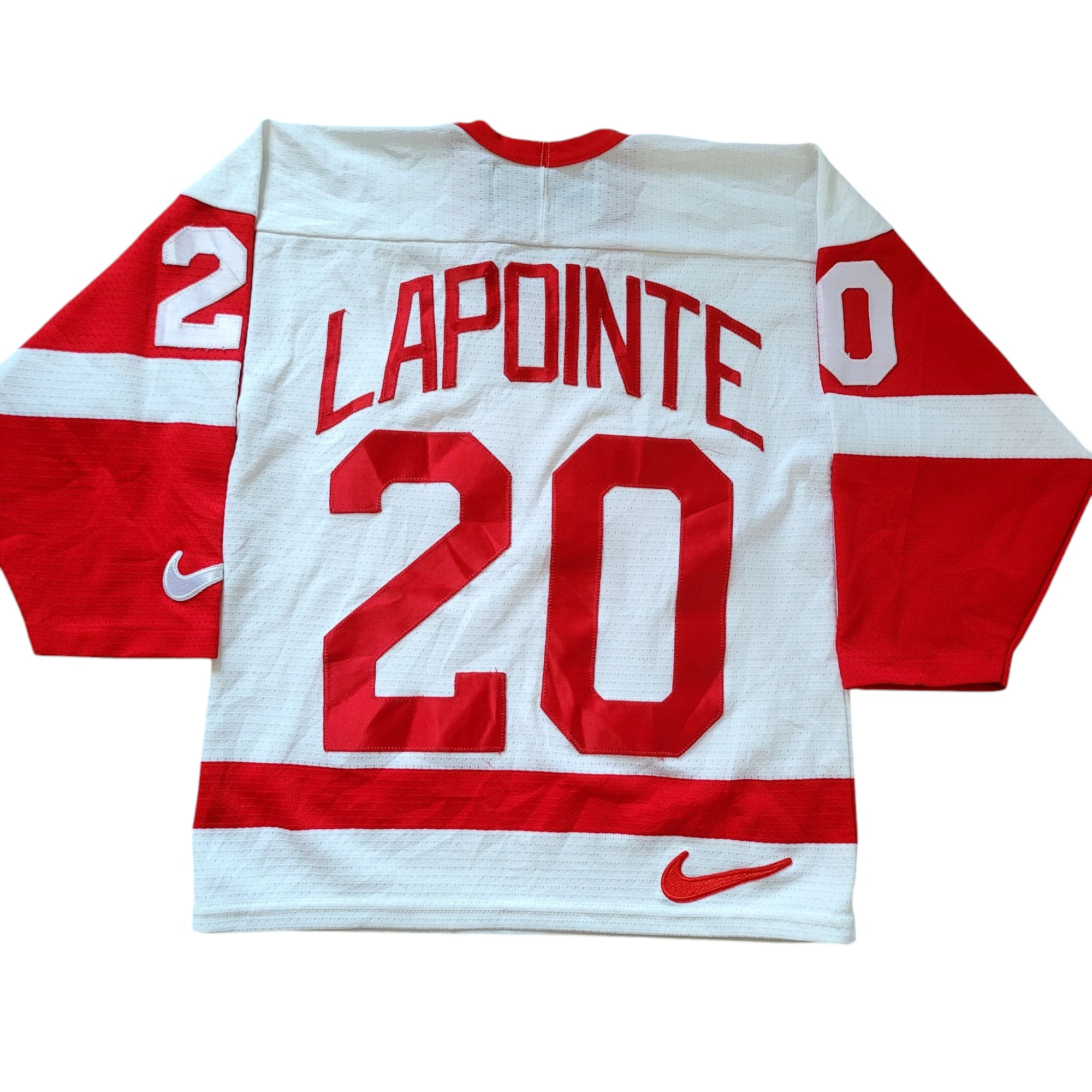 Vintage Nike Detroit Red Wings Martin Lapointe #20 Youth XL (18-20) Jersey – NHL - USASTARFASHION