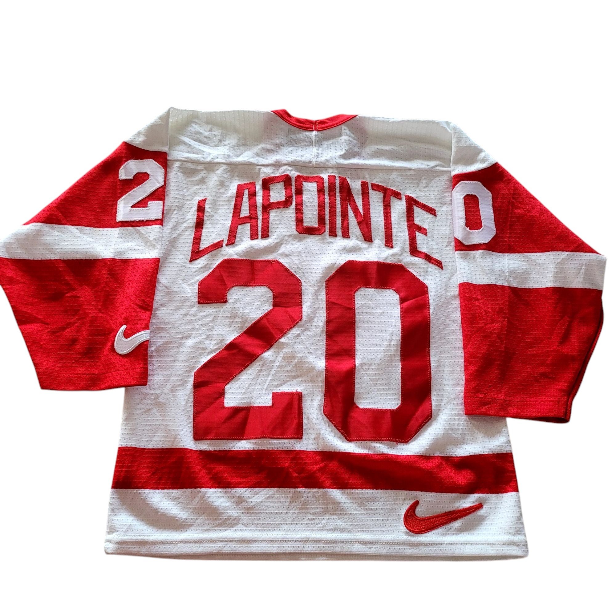 Vintage Nike Detroit Red Wings Martin Lapointe #20 Youth XL (18-20) Jersey – NHL - USASTARFASHION