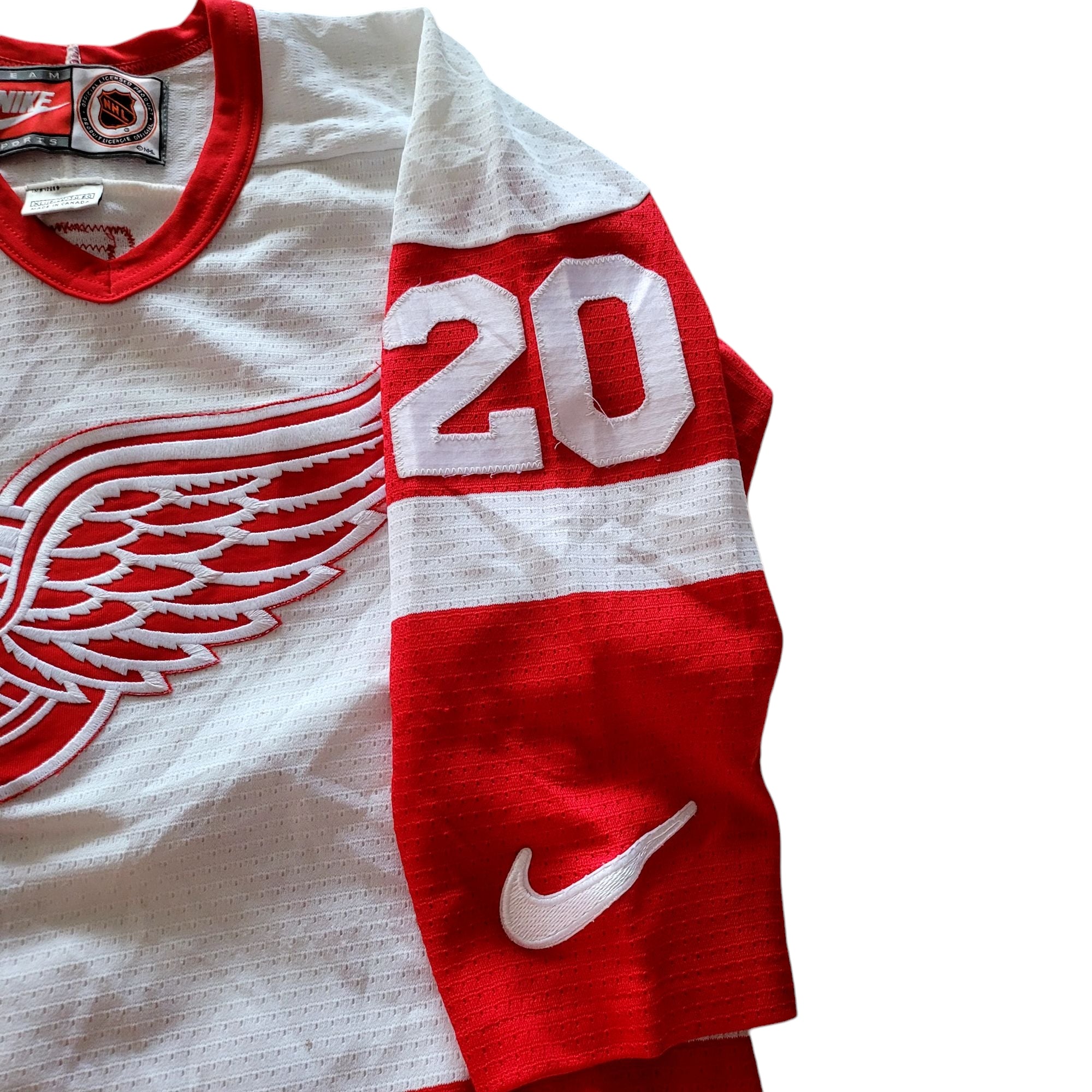 Vintage Nike Detroit Red Wings Martin Lapointe #20 Youth XL (18-20) Jersey – NHL - USASTARFASHION