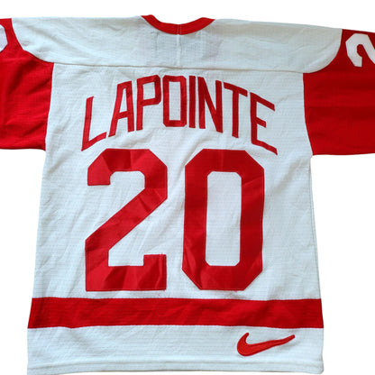 Vintage Nike Detroit Red Wings Martin Lapointe #20 Youth XL (18-20) Jersey – NHL - USASTARFASHION