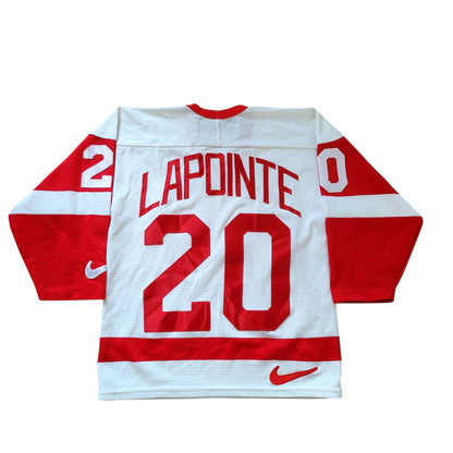 Vintage Nike Detroit Red Wings Martin Lapointe #20 Youth XL (18-20) Jersey – NHL - USASTARFASHION