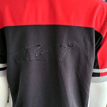 Vintage Moto Racing Jersey - Red and Black Sz S - USASTARFASHION