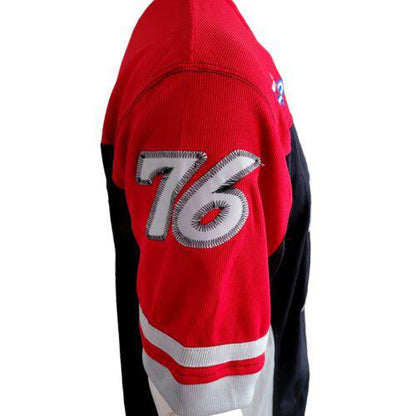Vintage Moto Racing Jersey - Red and Black Sz S - USASTARFASHION