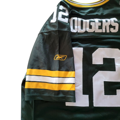 Green Bay Packers Aaron Rodgers Youth Size Large Jersey - USASTARFASHION