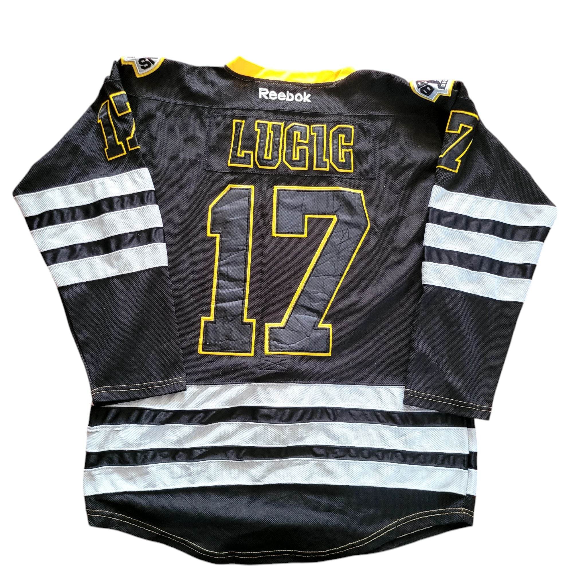 Reebok CCM Boston Bruins Milan Lucic #17 NHL Authentic Vintage Jersey - Size 50 - USASTARFASHION