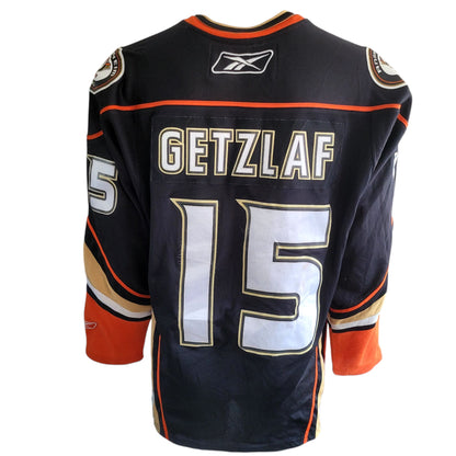 Vintage Reebok NHL Ryan Getzlaf #15 Anaheim Ducks Jersey Sz L - USASTARFASHION