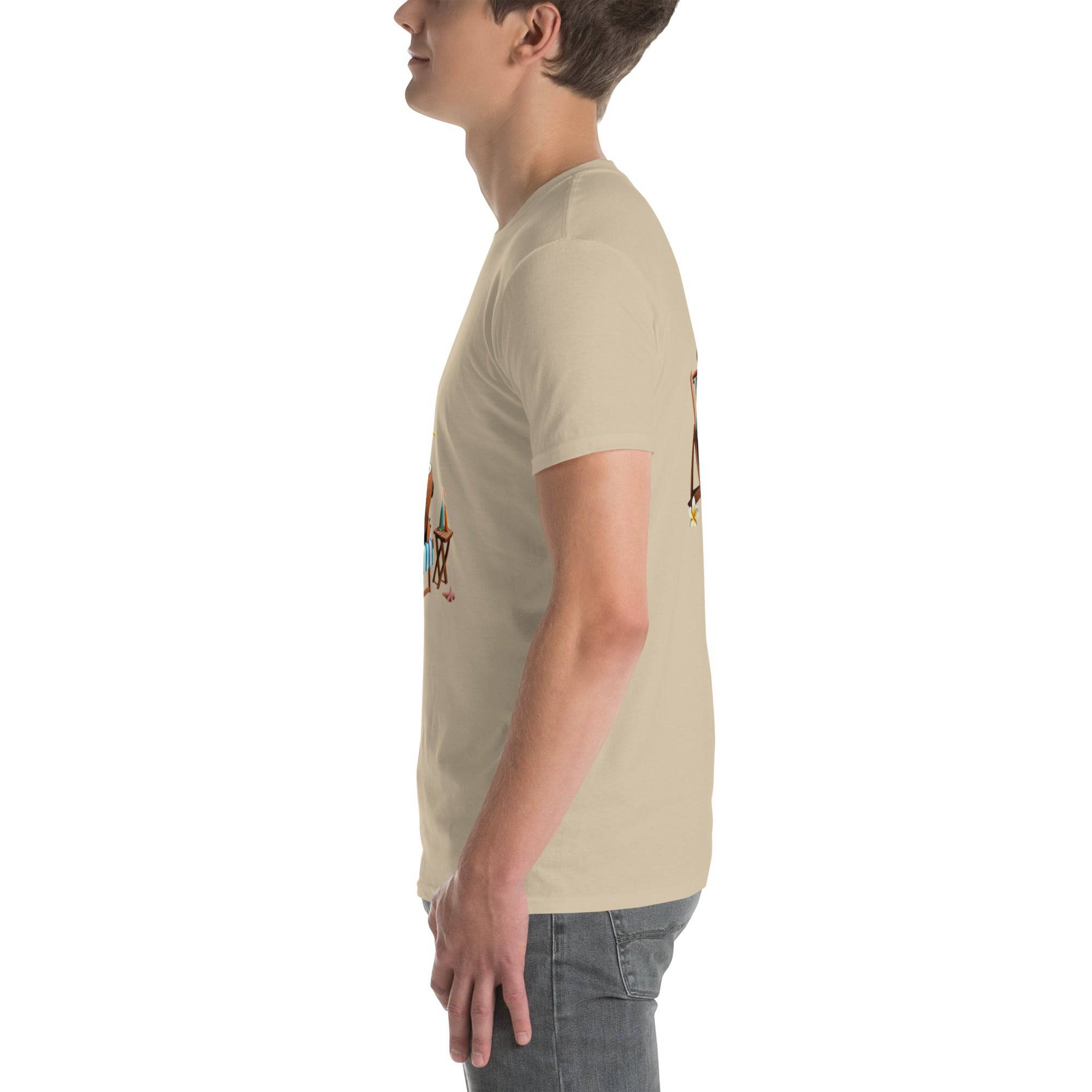 Short Sleeve Cotton T-Shirt - 100% Ring-Spun Cotton, Soft, Comfortable, Durable Fit for Everyone - USASTARFASHION