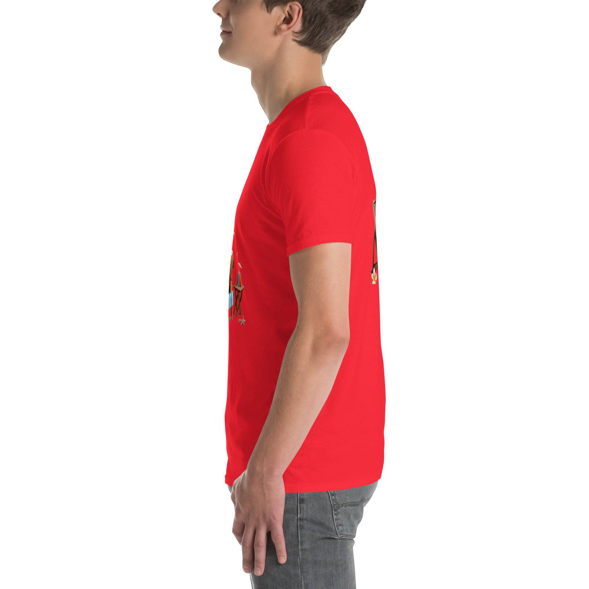 Short Sleeve Cotton T-Shirt - 100% Ring-Spun Cotton, Soft, Comfortable, Durable Fit for Everyone USASTARFASHION