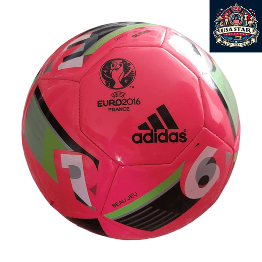 Adidas UEFA Euro 2016 Football Glider Beau Jeu Replica Size 5 Pink Winter Match Ball