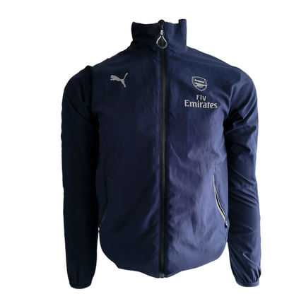 Arsenal Puma Jacket XS - Navy Blue Full Zip Training Jacket with Zipped Pockets - Vintage Grade A USASTARFASHION