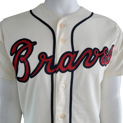 Atlanta Braves Jersey - Authentic Majestic Cool Base - Size 40 - Grade A - Made in USA - USASTARFASHION