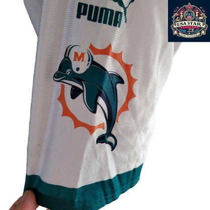 Authentic PUMA Miami Dolphins Jersey Z. Thomas #54 Adult XL Vintage Style Good Condition USASTARFASHION