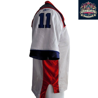 Authentic Reebok New England Patriots Youth Jersey, Drew Bledsoe, Size L 14-16, Premium Quality