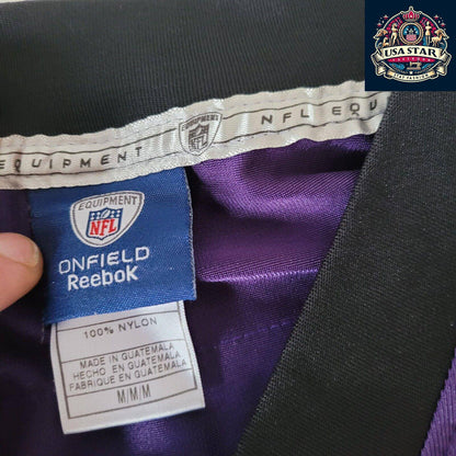 Baltimore Ravens Jersey Men's Reebok Top Size M - Flacco, Grade A Vintage, Comfortable Fit - USASTARFASHION