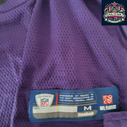 Baltimore Ravens Jersey Men's Reebok Top Size M - Flacco, Grade A Vintage, Comfortable Fit - USASTARFASHION