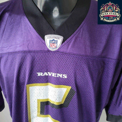 Baltimore Ravens Jersey Men's Reebok Top Size M - Flacco, Grade A Vintage, Comfortable Fit - USASTARFASHION